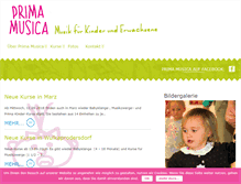 Tablet Screenshot of primamusica.at